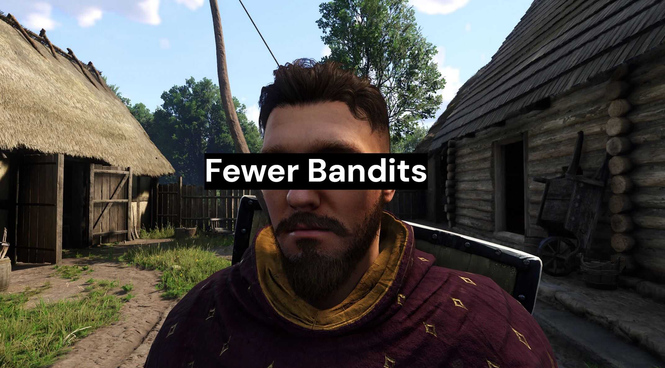 Reduced Ambush Frequency Fewer Bandits v1.0.1