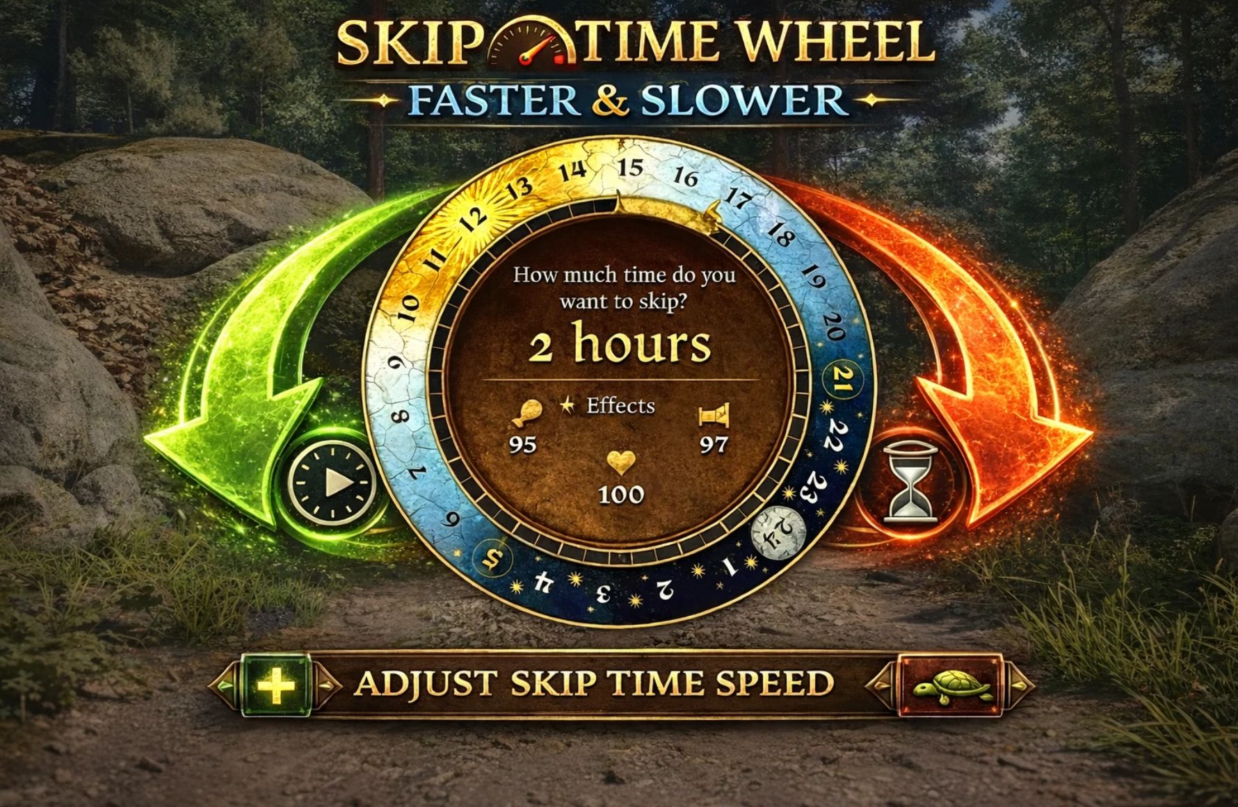 Change skip wheel speed v1