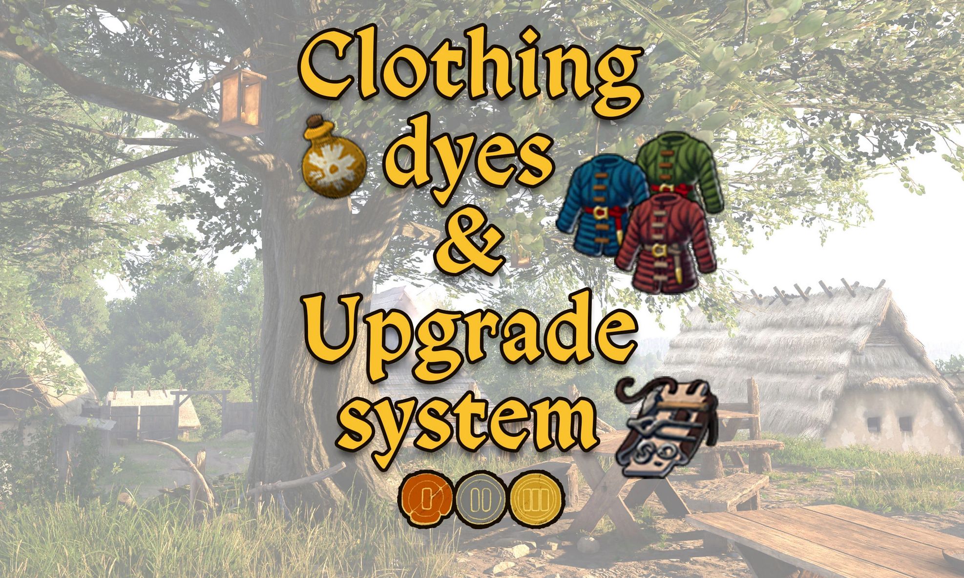 Clothing Dyes and Upgrade System v1.01